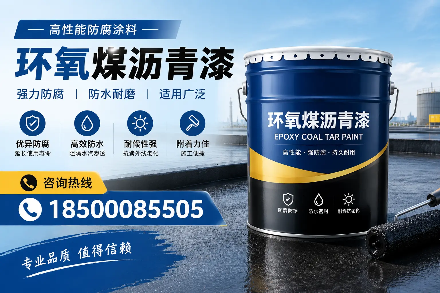环氧煤沥青漆的主要成分与功能，徐州用户深度了解