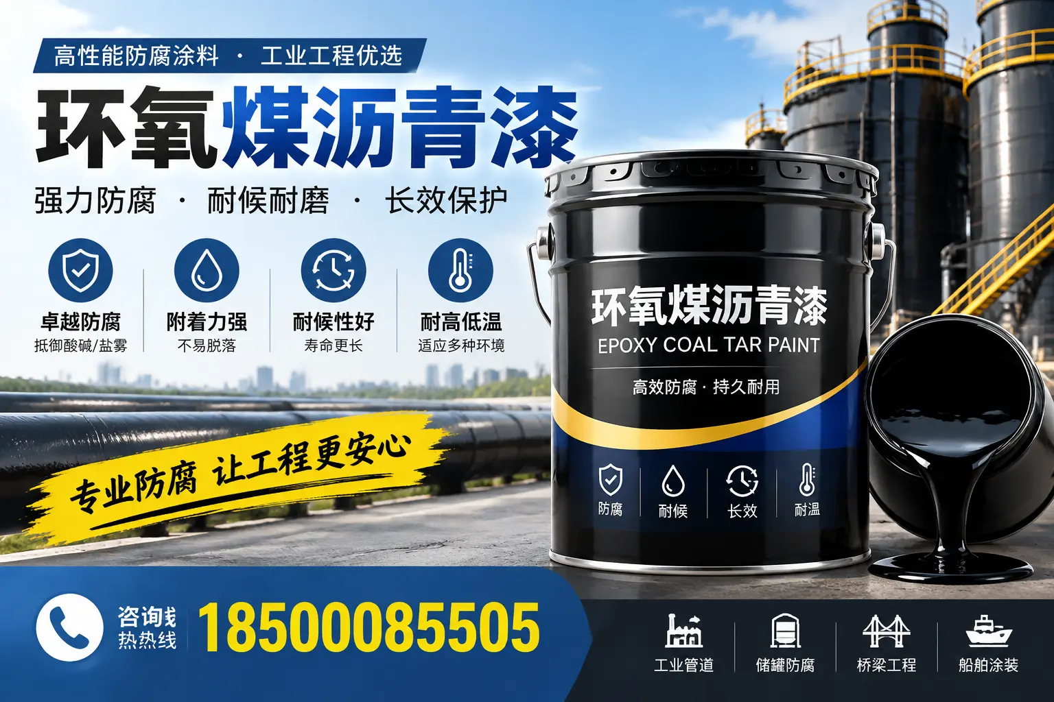 环氧煤沥青漆的施工方法与注意事项，确保在徐州顺利完成
